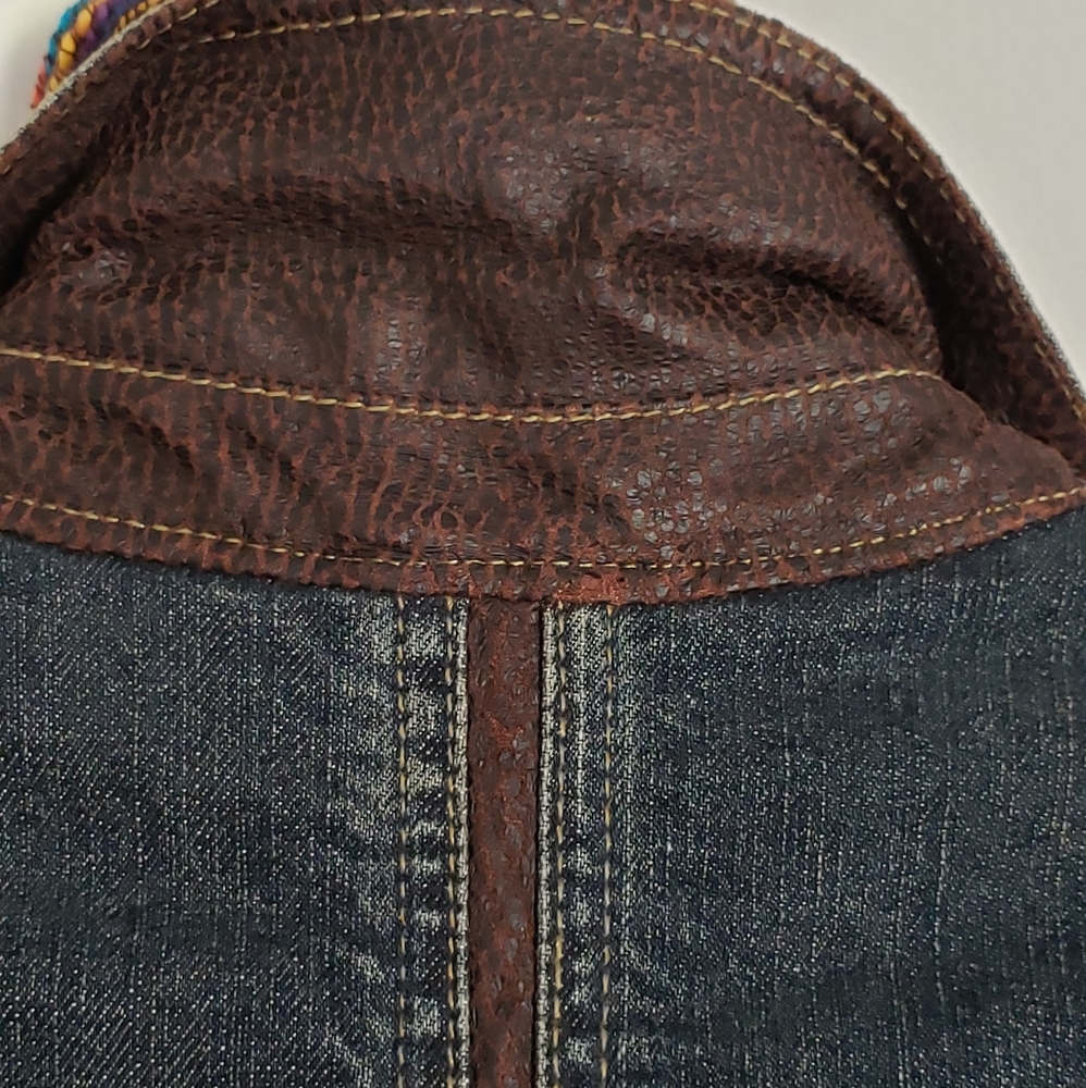 Motto Denim Coat sz S - Picture 7 of 8